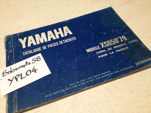 Yamaha parts list xs650 - parts, 1979